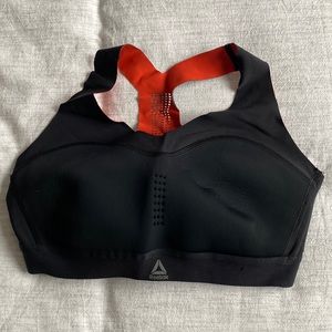 Reebook Black Sports Bra, Small